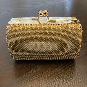 Elegant Gold Clutch Bag